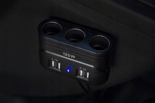Adaptador Splitter Multienchufe Con 3 Tomas De Corriente