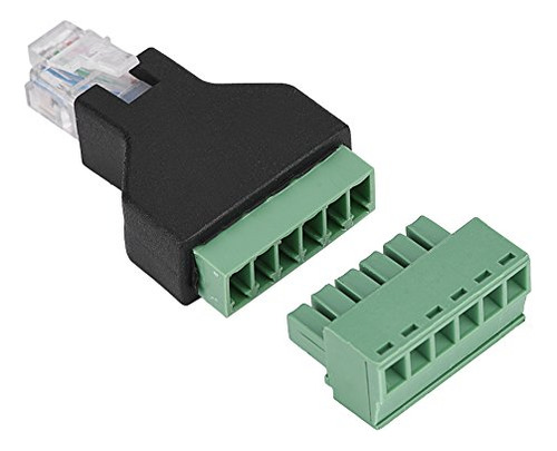 Fosa Ethernet Rj12 6p6c Splitter: Conector Cctv Ideal