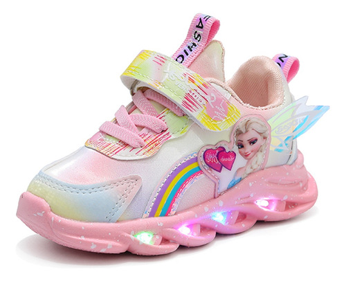 Zapatillas Luminosas For Niños Sneakers Led Princesas Niñas