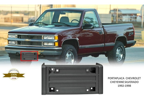 Porta Placas Chevrolet Cheyenne Silverado 1992-1998.