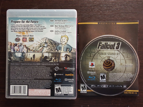 Fallout 3 Para Ps3 Playstation 3 Original Físico Completo (Usado)