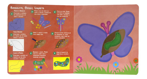 Minha Arte Em Quebra-cabeça Estêncil: Pequenas Criaturas, De Little Pearl Books., Vol. 1. Editorial Todolivro, Capa Mole Em Português
