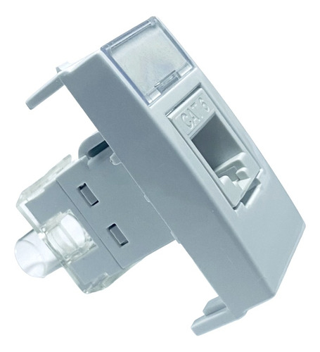 Módulo Tomada Rj45 Margirius Sleek Branca Cat6 Gigabit