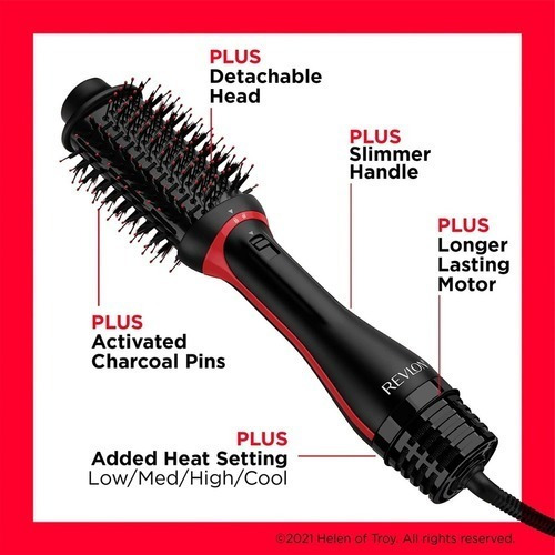Escova Revlon One-step Plus 2.0 Secadora E Volumizadora New