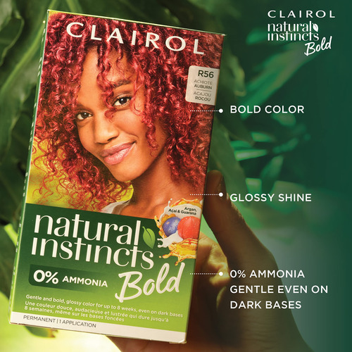 Tinte Para El Cabello Clairol Natural Instincts Bold R56 Ach