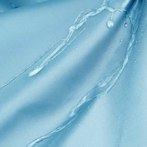 Cortina Azul Claro Para Ducha 182x182cm Argollas Plasticas