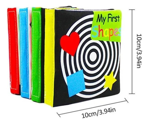 A Libro De Tela Suave De Estimulación Sensorial Visual For