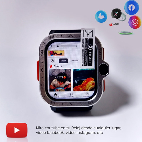 Smartwatch Reloj Celular Chip 5g, Wifi, Ram 2gb, Android