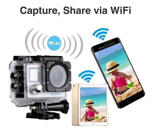 Action Camera Go Sport Pro Wi-fi Lcd 1080p Prova D'agua