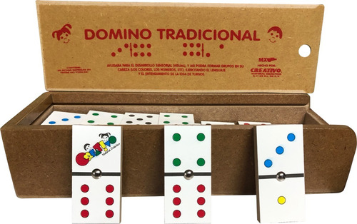 Domino Tradicional - Material Didactico Educativo Para Niños