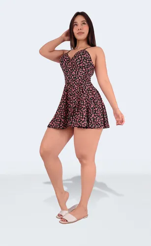 Jumper Vestido Mujer Short Falda Moda Casual