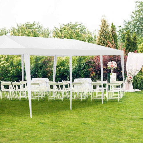 Toldo Blanco De 3m X 9m Cerrado Para Eventos, Fiestas, Patio