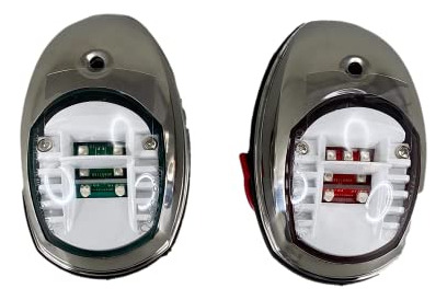 Navegador Led Marine Boat Ss304, Verde, Estribor, Rojo, Puer