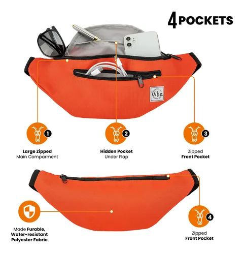 Vibe Festival Gear Rinonera Para Hombres Y Mujeres, Muchas I
