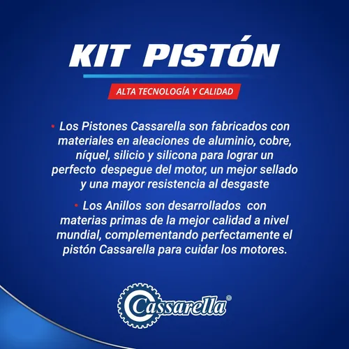 Kit Piston Rtr180 Std Cassarella (235-jap)