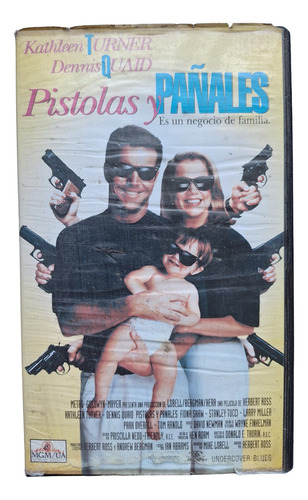 Vhs Orirginal Película Pistolas Y Pañales Kathleen Turner * (Usado)