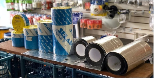 Imagem 9 de 10 de Manta Asfáltica Auto Adesiva Aluminizada 90cm X 10m