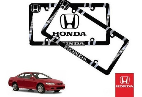 Par Porta Placas Honda Accord Coupe 3.0 2001 Original