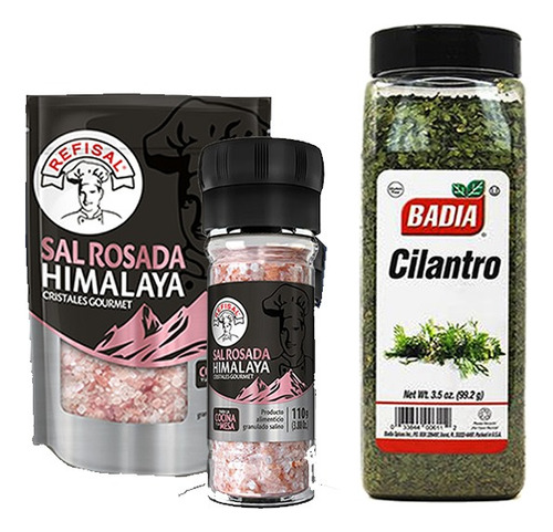 Sal Rosada Himalaya & Cilantro_ Combo