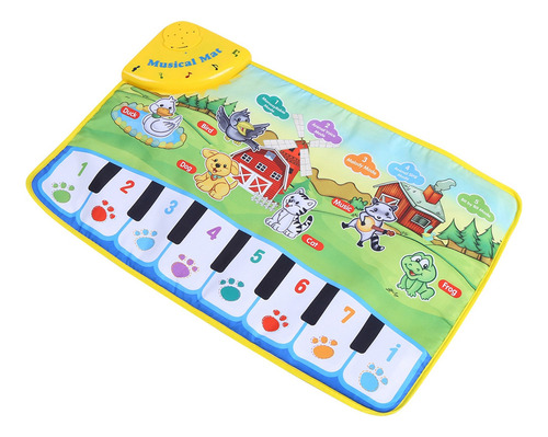 Tapete De Gateo Con Piano Musical Para Bebés/niños