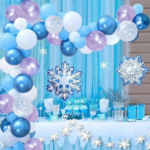 Globos Frozen Set De Arcos Decoracion Cumpleaños Para Fiesta
