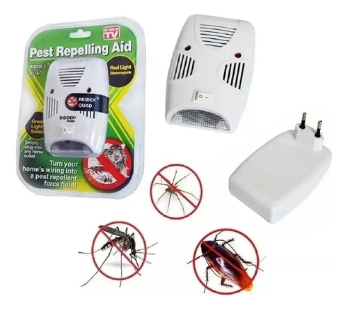 Repelente Ratones Insectos Hogar Ultra Sonido 