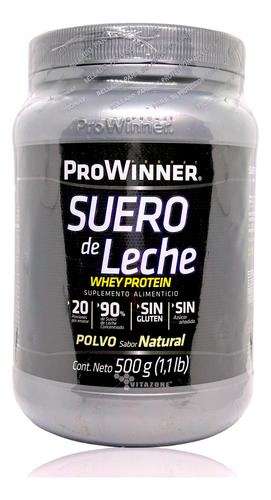 Suero De Leche (whey Protein) Natural 500 G Prowinner