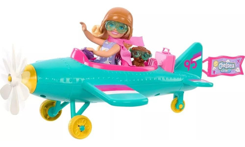 Barbie Set De Juego Chelsea Piloto De Avión Para Niñas De 3 