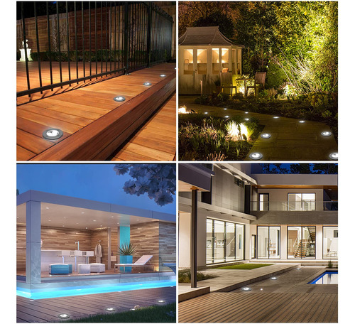 Luces Led Pozo Bajo Voltaje Iluminación Paisaje Impermeable