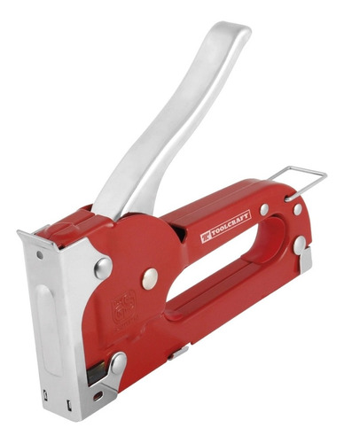 Grapadora Profesional T-21 Roja Toolcraft Tc0588