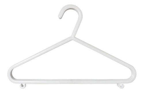 Kit 3 Cabides Infantil Branco- Clingo - C0046 - Brasbaby