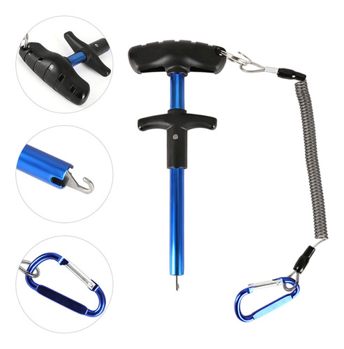 A A Kit Pesca: Báscula Digital Portátil + Agarra+