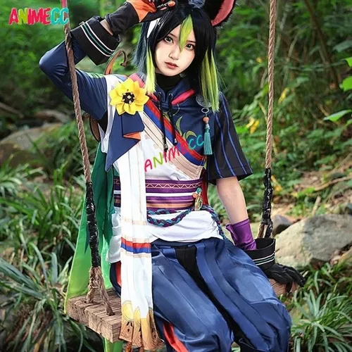 Traje De Cosplay De Tighnari Disfraz De Genshin Impact Uniforme De Fiesta