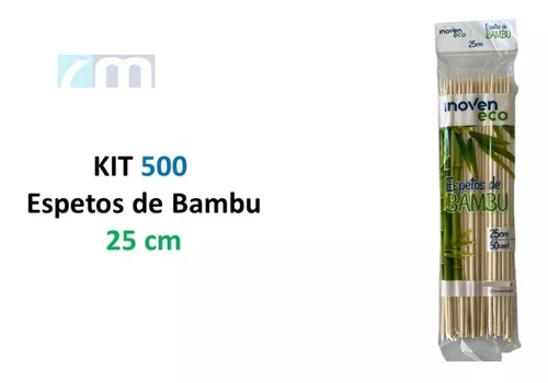 Espetos de Bambu 25cm - Talge