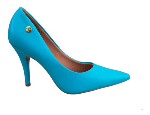 Zapato Mujer Taco Vizzano Azul Acqua
