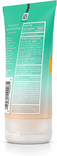 Neutrogena Acné Corrección Daily Scrub Facial Con Ácido Sali