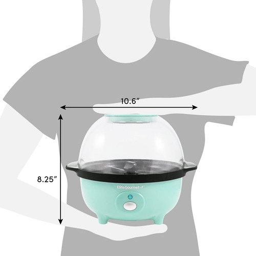 Elite Gourmet Epm330m Máquina Para Hacer Palomitas De Maíz Y