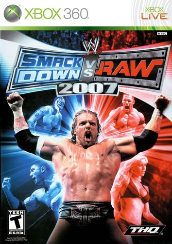 Wwe Smackdown Vs Raw 2007 Xbox 360, Impecable, C/ Book
