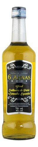 Cachaça De Alambique 6 Annas Blend De Barris 700ml