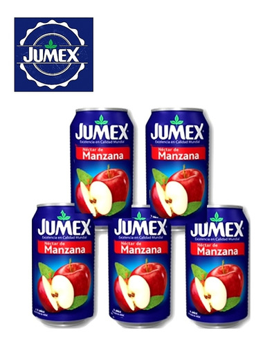 Jumex Bandeja Con 12 Unid De 335ml Sabor Manzana