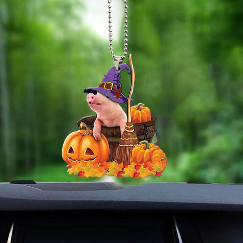1 Calabaza De Halloween Colgante De Coche Divertido