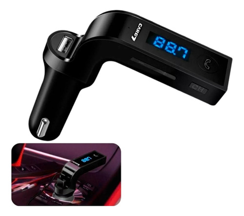 Transmisor Fm Bluetooth Para Carro Cargador Usb Micro Sd Mp3