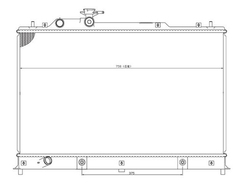 Radiador Mz Cx7 2007-2008-2009-2010-2011 Cdr