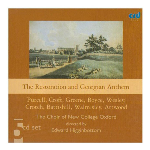 Coro Del New College Oxford Restoration Y Gregorian A Cd