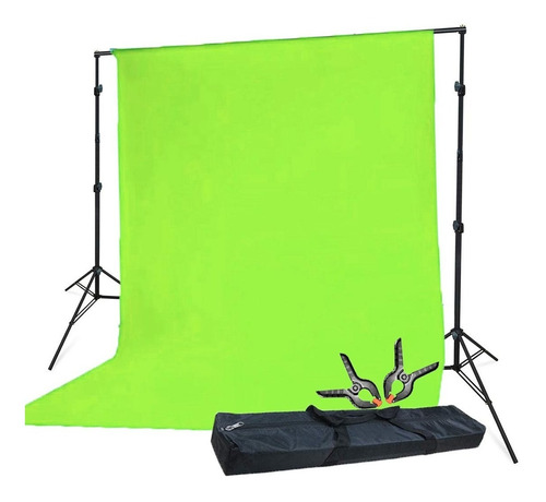 Soporte Linco Uso Rudo Para Ciclorama + Fondo Verde 1.7x3.5m