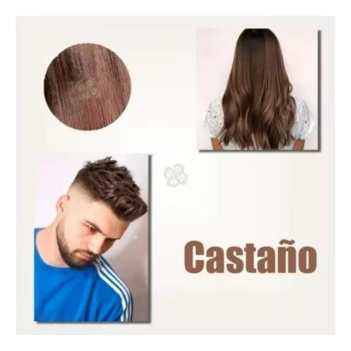 Shampoo Tinte Instantaneo Cubre Canas 10 Sobres