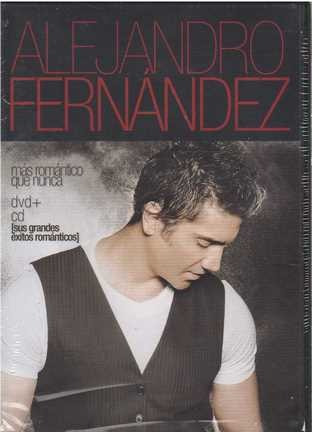 Dvd - Alejandro Fernandez / Mas Romantico