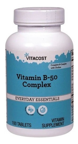 Vitamin B-50 Complex 100 Caps   De Vitacost
