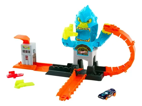 空AHPL パンクスカルニョロ Hot Wheels City Pista Oficina Do Gorila Gorilla Slam Attack