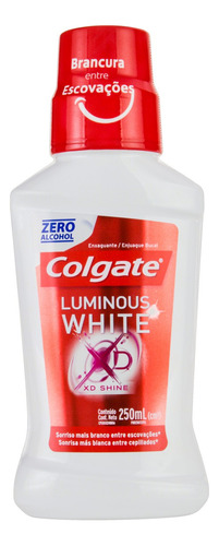 Enxaguante bucal Colgate Luminous White 250 ml